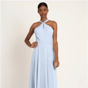jenny yoo halle bridesmaid dress in whisper blue